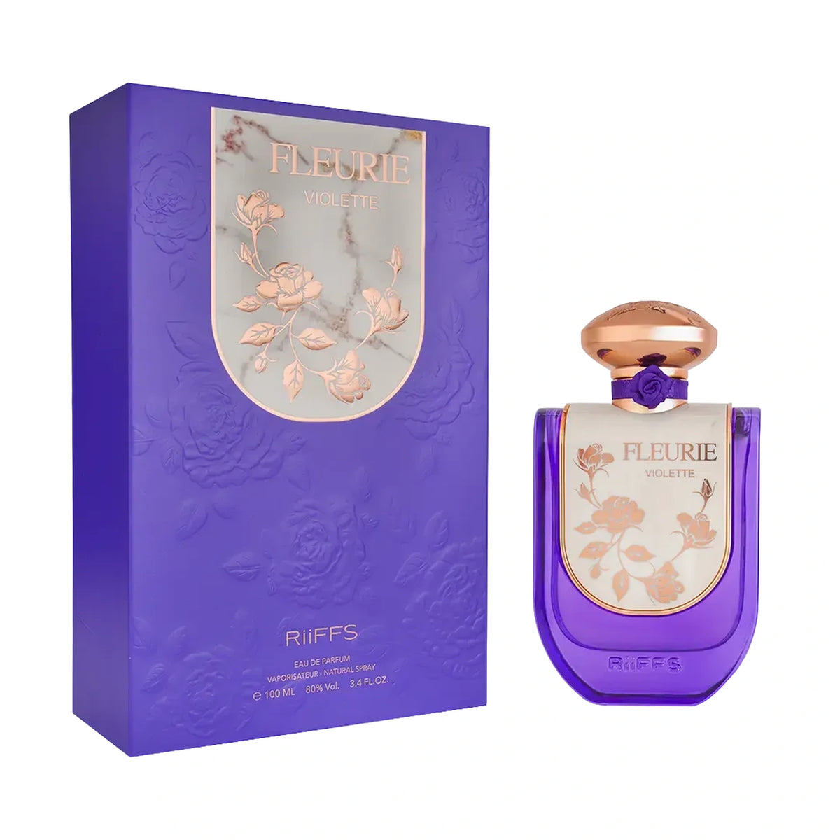 Riiffs Fleurie Violette Eau de Parfum 100ml bottle, alternate view 5