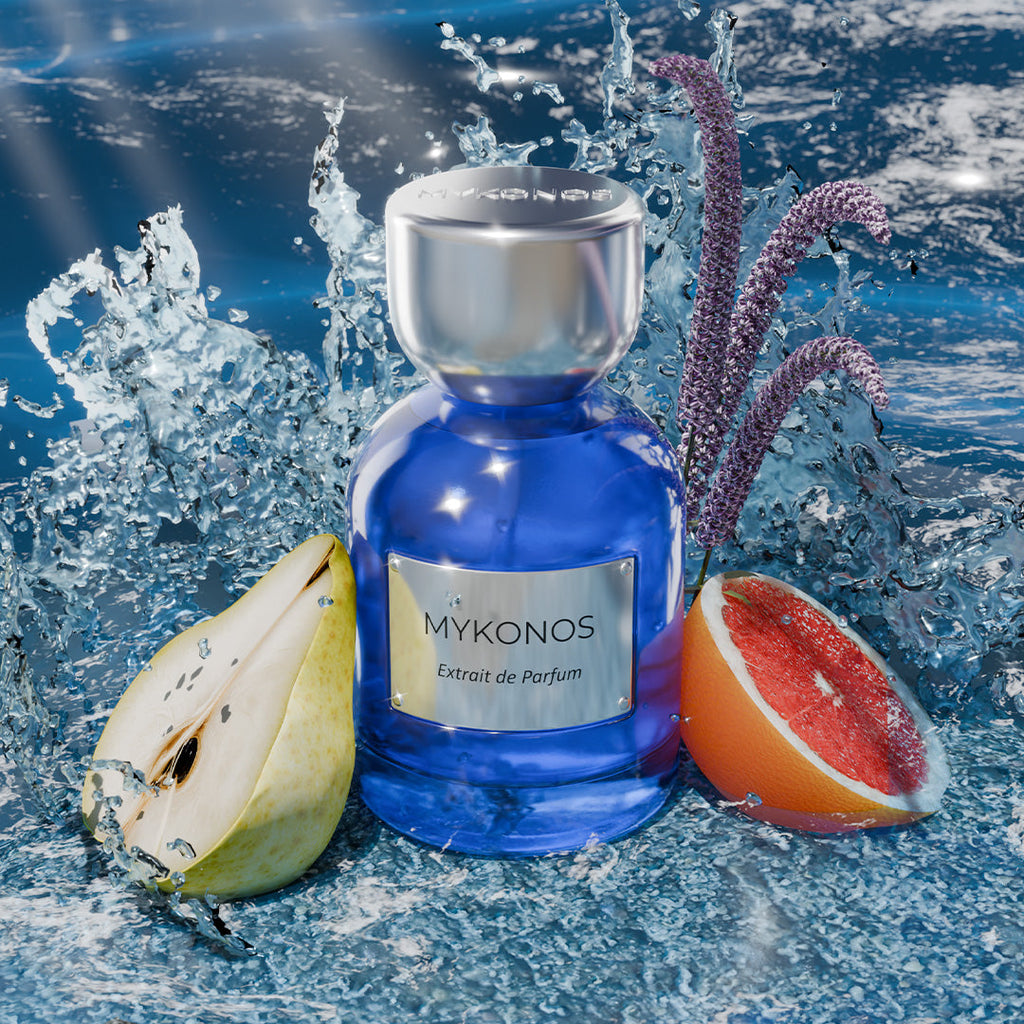 Mykonos California Blue Eau de Parfum 50ml bottle, alternate view 2