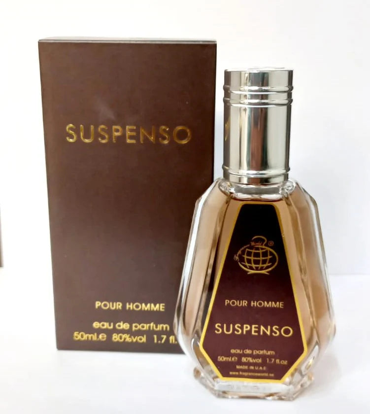 SUSPENSO HOM 50ML EDP - FRAGRANCE WORLD