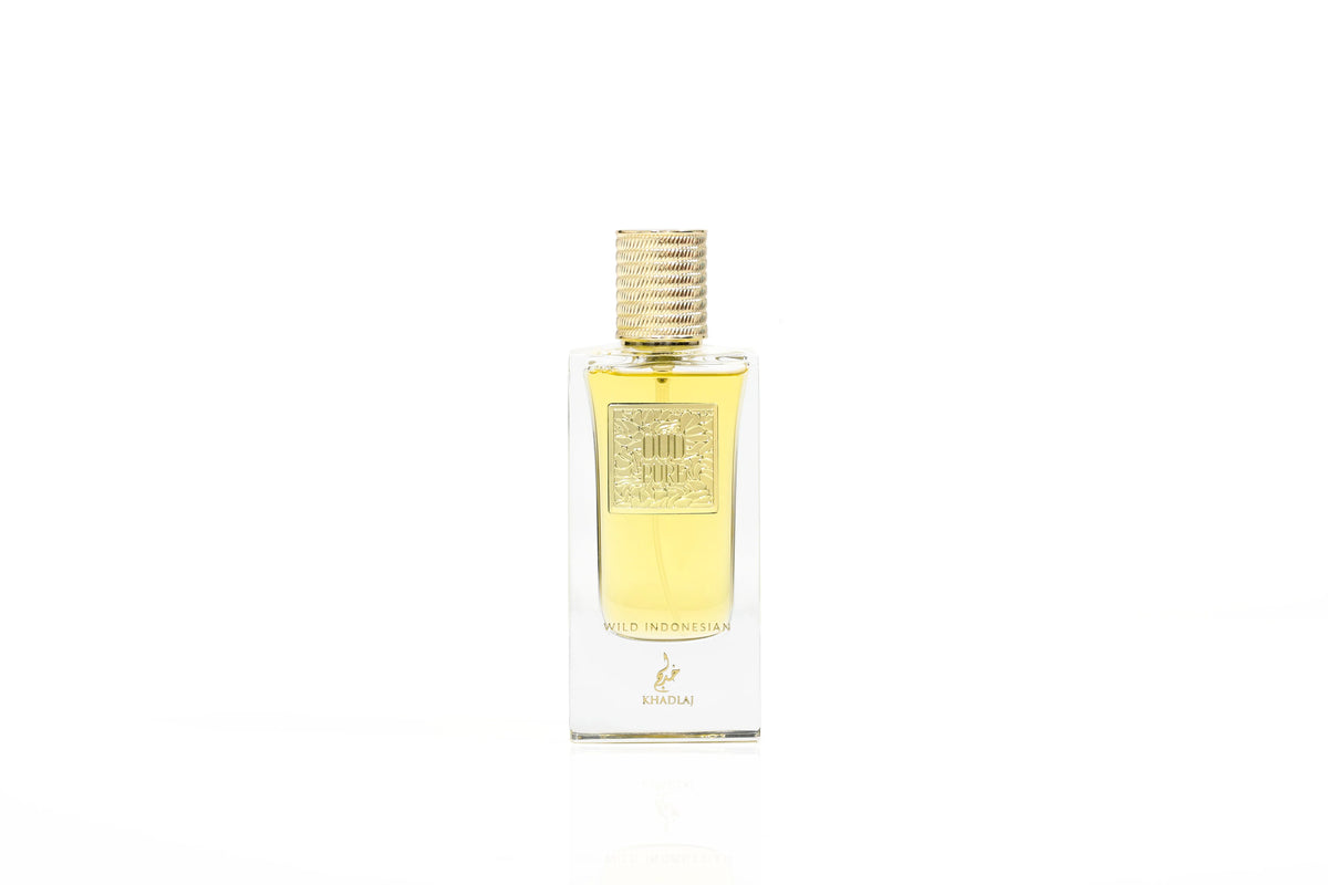 Khadlaj Wild Indonesian Oud Pure Eau de Parfum 60ml bottle, alternate view 4